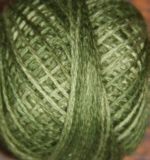 Withered Green-Valdani 3 strand floss, punch needle, hand dyed floss, heirloom collection