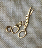 Stork Scissors Charm-stork scissors, charm