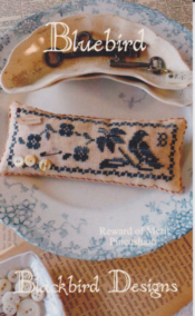 Bluebird Reward of Merit-blackbird designs, bluebird, cross stitch patterns