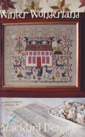 Winter Wonderland-Winter Wonderland, blackbird designs, cross stitch patterns, loose feathers