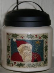 St. Noel Soy Candle-soy wax, candle, apothecary jar