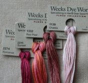 Weeks Dye Works Floss - 5 yds./2.00-weeks dye works, hand dyed floss, floss, embroidery floss