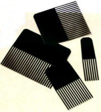 4 Piece Graining Combs-graining combs, country stitches, faux painting