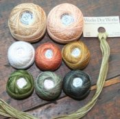 Boo to You Floss Kit-floss kit, valdani, punchneedle patterns, needle punch, country stitches, with thy needle and thread, halloween, folk art, primitive