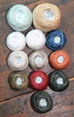 Moonlight Skate Floss Kit-floss kit, snowman, valdani, punch needle patterns, country stitches, with thy needle and thread