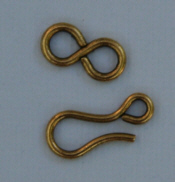 Hook & Eye Clasp Set - Gold