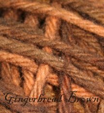Gingerbread Brown Wool Yarn-hand dyed, wool yarn, punch needle, rug hooking