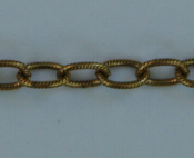 Large Textured Cable Chain - Gold