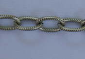 Large Textured Cable Chain - Silver-nunn designs, patera jewelry findings
