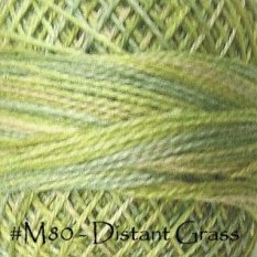 Distant Grass Pearl Cotton-Valdani, pearl cotton, hand dyed