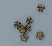 Open Bead Cap - Gold