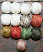 Frozen Frosty Floss Kit-frozen frosty, valdani 3 strand floss, brenda gervais, with thy needle & thread