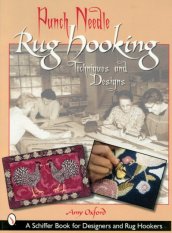 Punch Needle Rug Hooking Book-punch needle, rug hooking, amy oxford