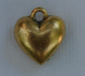 Small Heart Charm - Gold