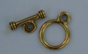 Toggle Bar & Ring - Gold