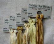 Weeks Dye Works Floss - 5 yds./2.00-weeks dye works, hand dyed floss, embroidery floss