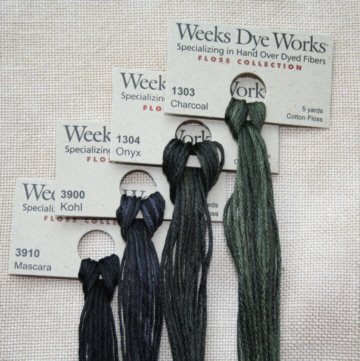 Weeks Dye Works Floss Color Chart