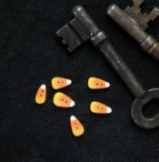 Wee Candy Corn Buttons