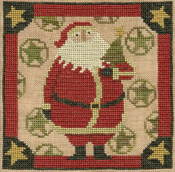 Starry Santa Cross Stitch
